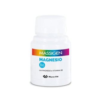 Massigen
Magnesio B6
con magnesio e vitamina B6
pilloliera da 60 capsule