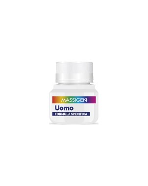 Massigen
Uomo
formula specifica
+vitamine del gruppo B
+ magnesio
pilloliera da 30 compresse