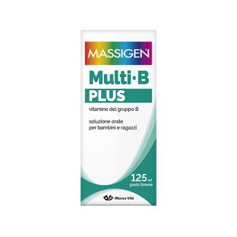 Massigen
Multi-B Plus
vitamine del gruppo B
soluzione orale per bambini e ragazzi