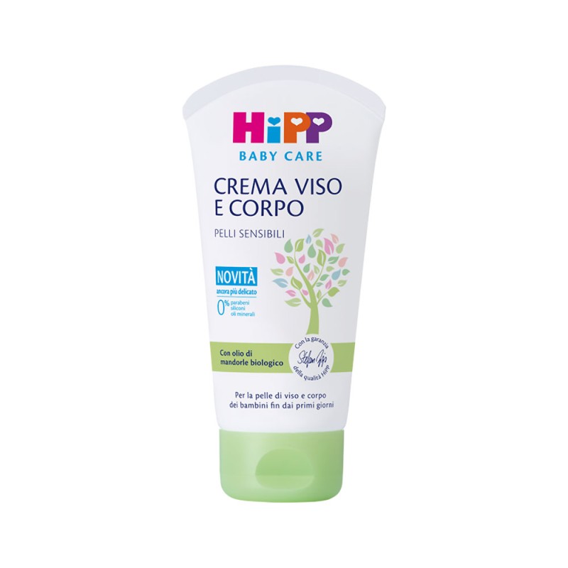 Hipp
baby care
crema viso e corpo
con olio di mandorle biologico
