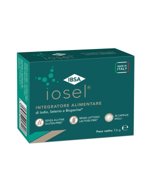 iosel
Integratore alimentare di Iodio, Selenio e Bioperine