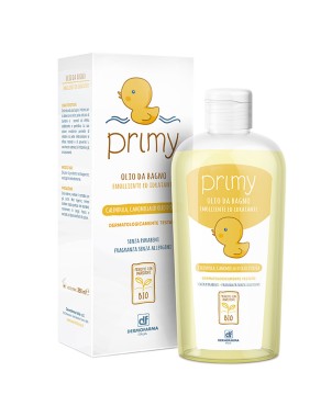 Primy
Olio da Bagno
emolliente ed idratante
calendula, camomilla ed olio d'oliva