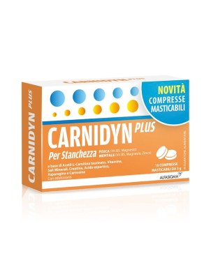 Carnidyn Plus Per Stanchezza 18 compresse aiuta a contrastare la sensazione di stanchezza fisica e mentale
