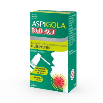 AspigolaDOLACT spray 15 ml sollievo rapido ed efficace dal mal di gola