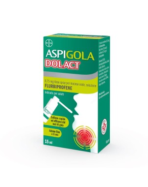 AspigolaDOLACT spray 15 ml sollievo rapido ed efficace dal mal di gola