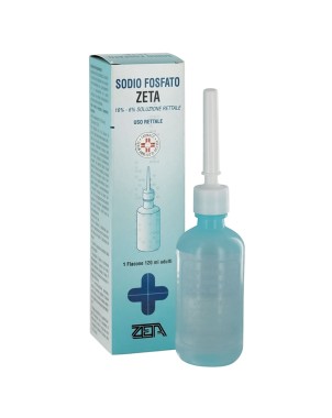 Zeta
Sodio Fosfato
16% - 6% soluzione rettale
uso rettale