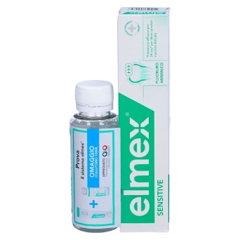 elmex Sensitive dentifricio + collutorio
Protezione efficace per 24 ore* per denti sensibili e pulizia delicata