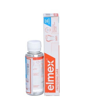 Elmex Protezione Carie dentifricio + collutorio remineralizza e protegge i denti dalla carie