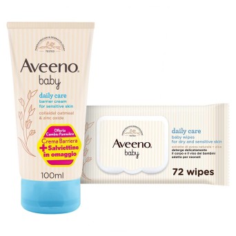 Aveeno Baby barrière + lingettes gratuites