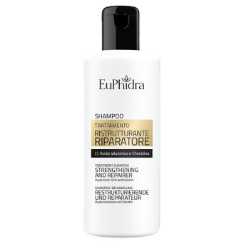 EuPhidra
shampoo
trattamento ristrutturante riparatore
acido jaluronico e cheratina