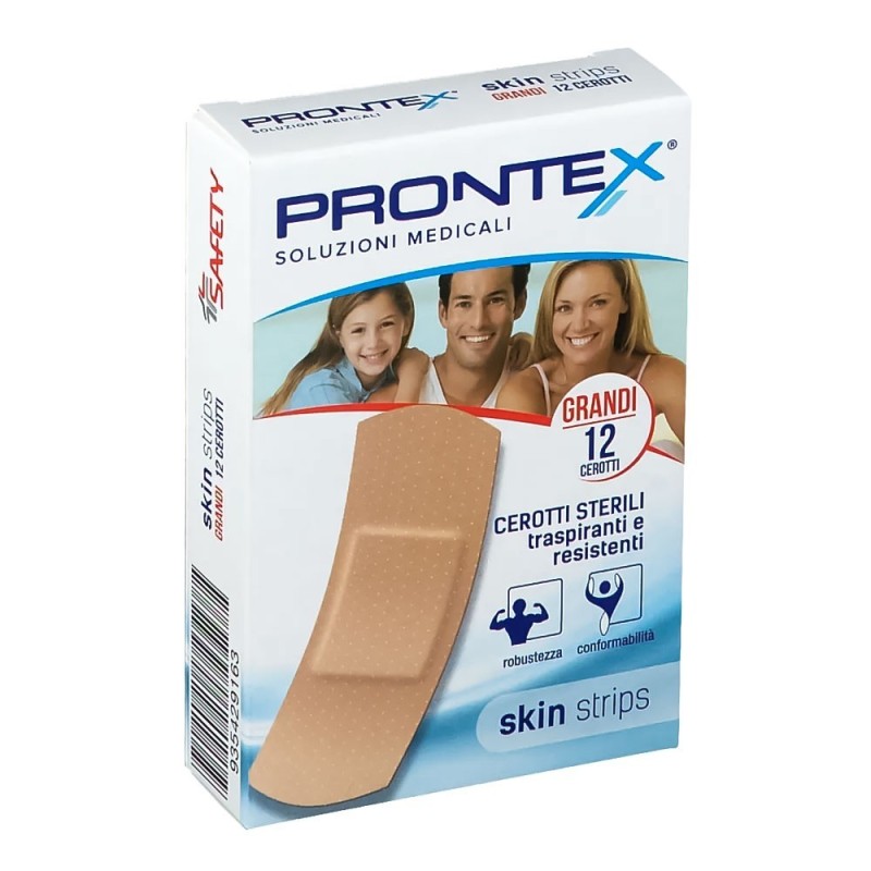 Prontex
skin strips
cerotti sterili grandi
traspiranti e resistenti