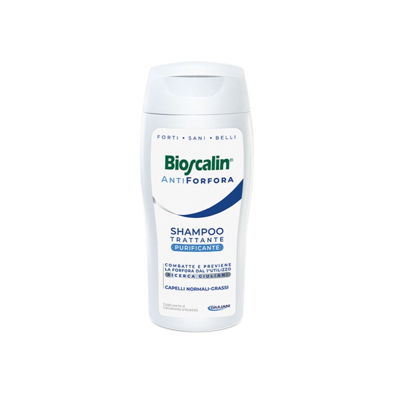 Bioscalin
AntiForfora
shampoo trattante purificante
combatte e previene la forfora dal 1° utilizzo