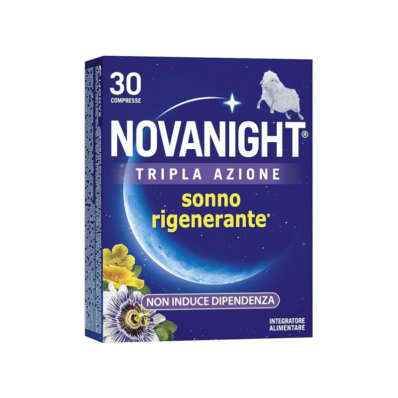 Novanight Triple Action 30 comprimés complément alimentaire pour un sommeil régénérateur