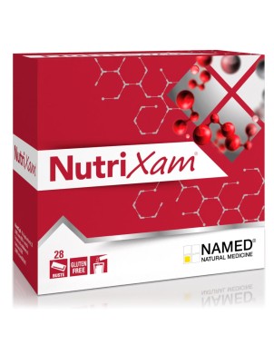 NutriXam
Integratore alimentare a base di Aminoacidi e loro derivati
senza lattosio | senza glutine
confezione da 28 buste