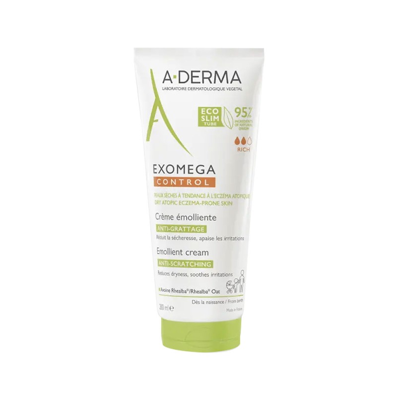 A-Derma
Exomega control
crema emolliente
tubo da 200 ml