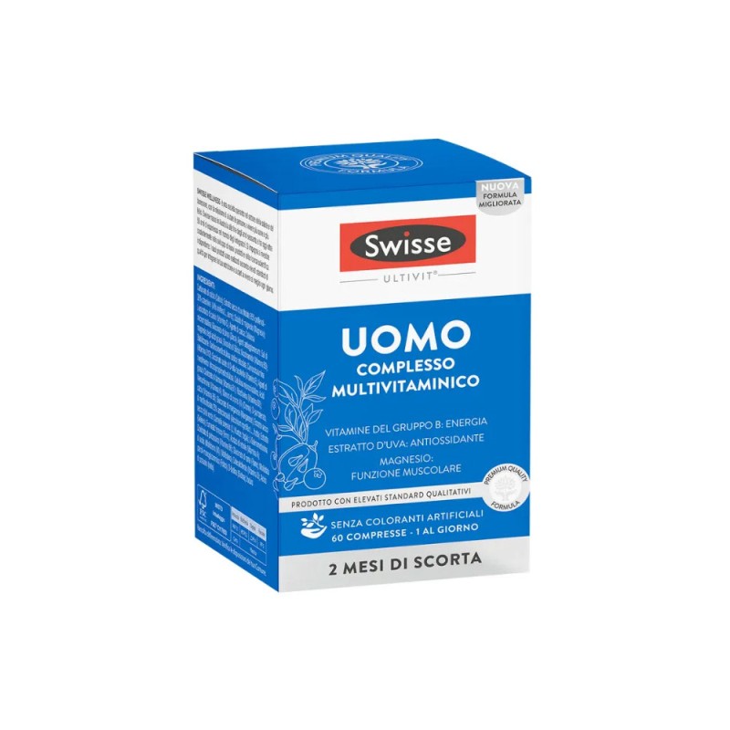 Swisse
uomo
complesso multivitaminico
Vitamine, minerali, estratti di erbe e altri nutrienti