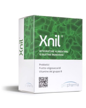 Xnil 10 bustine integratore alimentare di Probiotici | Frutto-oligosaccaridi | Vitamine del gruppo B