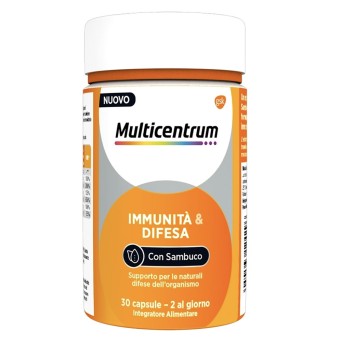 Multicentrum
Immunità & Difesa
con Sambuco
Supporto per le naturali difese dell'organismo
