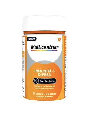 Multicentrum
Immunità & Difesa
con Sambuco
Supporto per le naturali difese dell'organismo