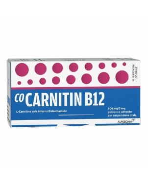 CoCarnitin B12 10 flaconcini farmaco utile in tutti gli stati di denutrizione dei bambini, lattanti e prematuri.