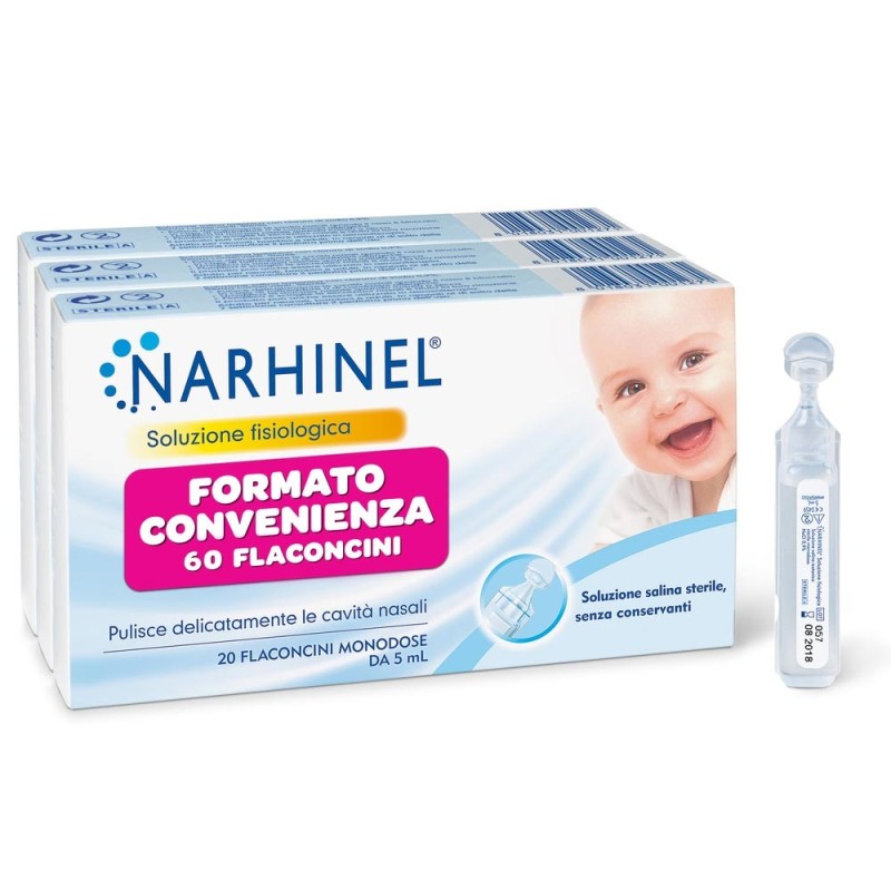 Narhinel solution physiologique tripack