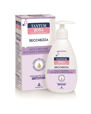 Tantum Rosa Secchezza detergente intimo 200 ml aiuta a prevenire secchezza e disidratazione intima