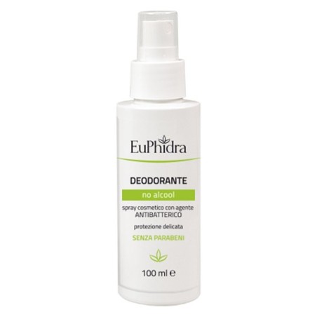 Euphidra
Deodorante Spray
No Alcool
spray cosmetico con agente antibatterico