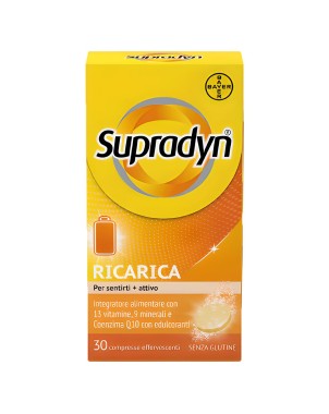 Supradyn ricarica 30 compresse effervescenti per sentirsi più attivo in caso di stanchezza