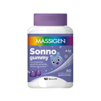Massigen Sonno gummy 60 caramelle danno un sonno tranquillo e risveglio riposati