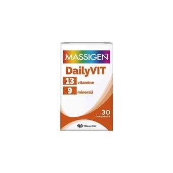 Massigen
DailyVIT
13 vitamine | 9 Minerali
senza glutine | senza lattosio
barattolo da 30 compresse