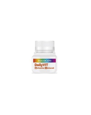 Massigen
DailyVIT
13 vitamine | 9 Minerali
senza glutine | senza lattosio
barattolo da 30 compresse