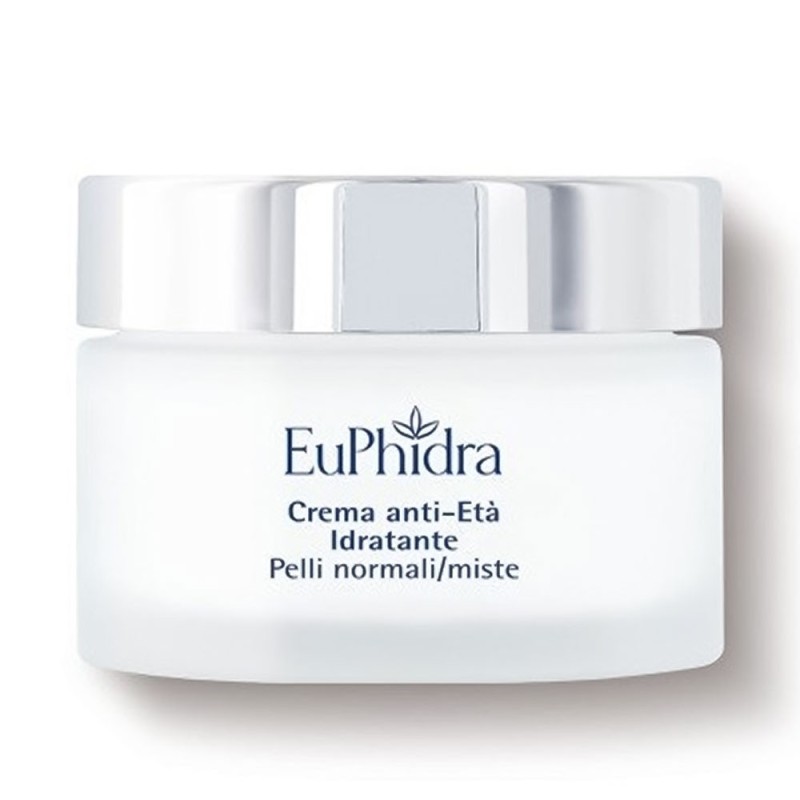 Euphidra
Crema anti-età
Idratante
Pelli normali e miste
Vasetto da 40 ml