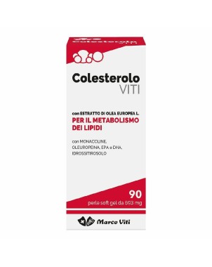 Colesterol VITI 90 perlas complemento alimenticio para el metabolismo lipídico
