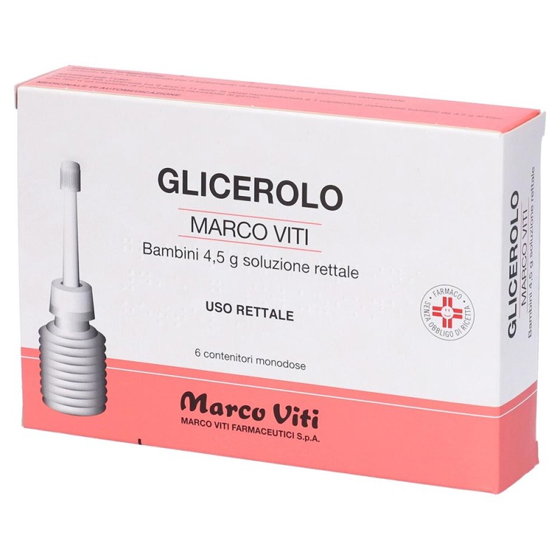 Glycerol Marco Viti children rectal solution indicated in the short-term treatment of occasional constipation