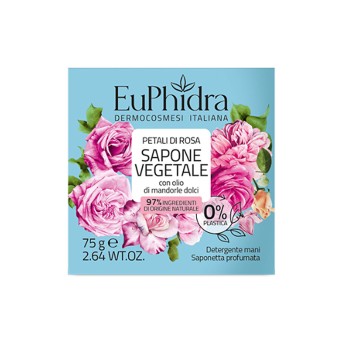 EuPhidra
Sapone vegetale
con olio di mandorle dolci
detergente mani
saponetta profumata