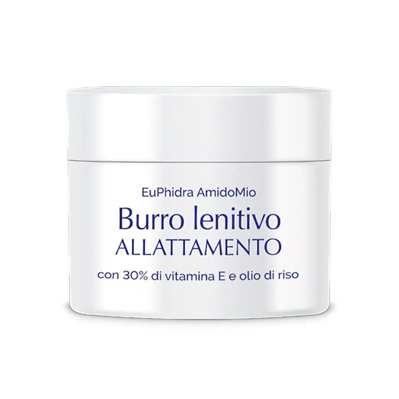 EuPhidra
AmidoMio
Burro Lenitivo Allattamento
con 30% di vitamina E e olio di riso