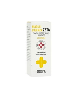 Niaouli Essence ZETA 2% adults 20 ml nasal drops indicated for the treatment of nasal congestion