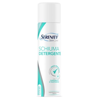 Serenity Skin Care
schiuma detergente
efficace senza risciacquo (deterge senz'acqua)