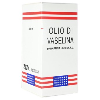 Olio di vaselina
Paraffina liquida F.U.
flacone da 200 ml