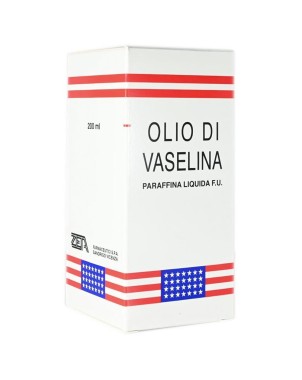 Olio di vaselina
Paraffina liquida F.U.
flacone da 200 ml