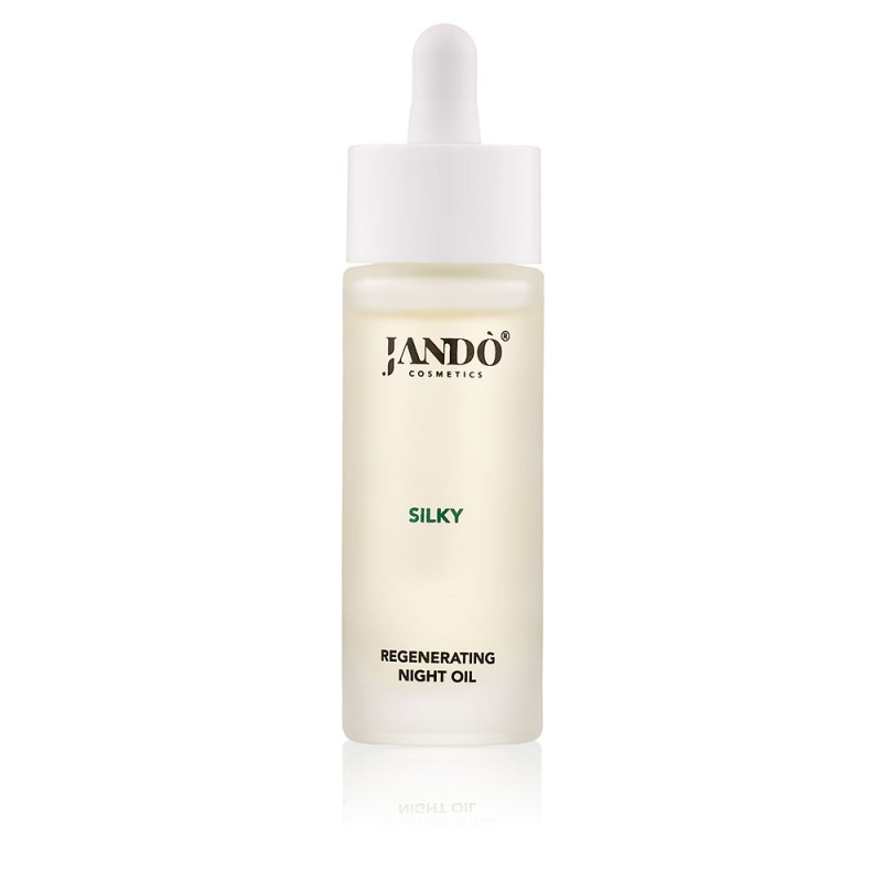 Jandò
Silky
olio viso rigenerante
flacone con contagocce da 30 ml