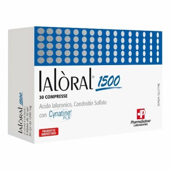 Ialoral 1500 30 tablets indicated for the well-being of connective tissues, such as joints and cartilage.