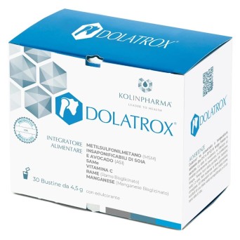Dolatrox 30 bustine integratore alimentare per il benessere della cartilagini, delle articolazioni e delle ossa.
