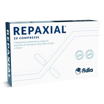 Repaxial 20 compresse integratore alimentare con proprietà antiossidanti, vasoprotettive ed antiedemigene.