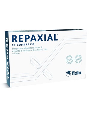 Repaxial 20 compresse integratore alimentare con proprietà antiossidanti, vasoprotettive ed antiedemigene.