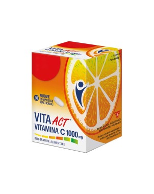 VITA Act Vitamin C 1000 mg 30 tablets useful for promoting the normal function of the immune system
