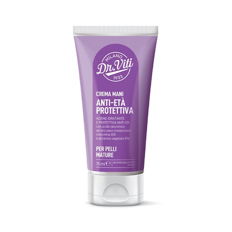 Dr Viti crema mani anti-età protettiva 75 ml azione idratante e protettiva anti-ox