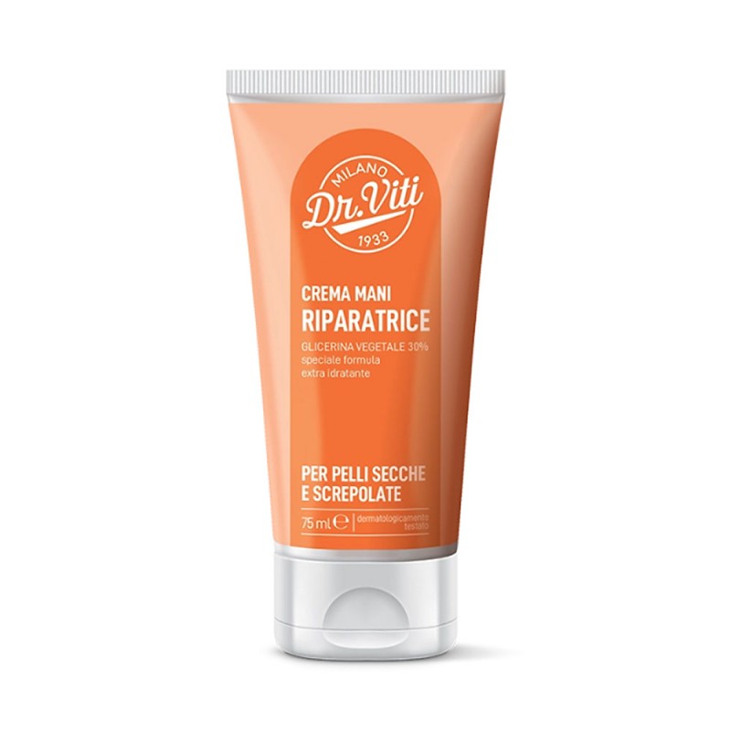 Dr. Viti
crema mani
riparatrice
glicerina vegetale 30%, speciale formula, extra idratante