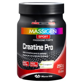 Massigen Sport
Creatine Pro
100% creatina pura in polvere