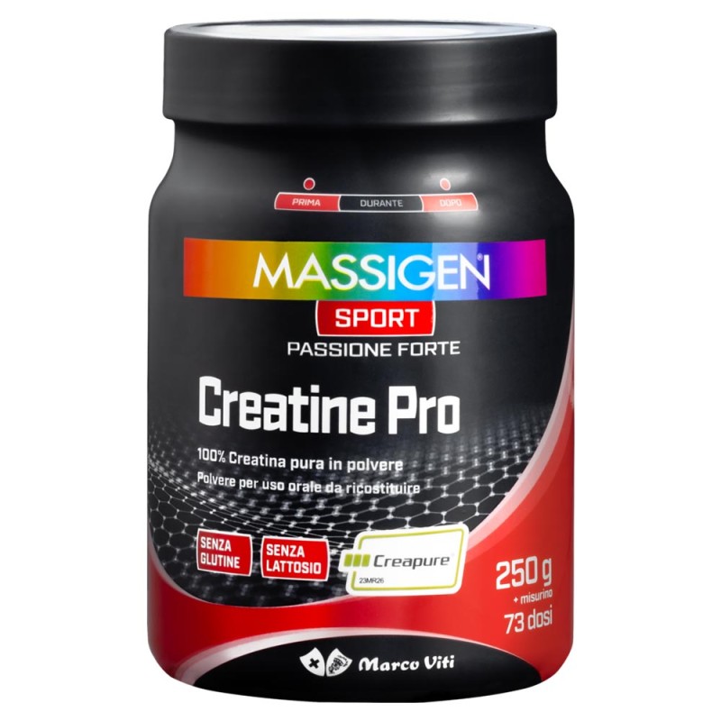 Massigen Sport
Creatine Pro
100% creatina pura in polvere